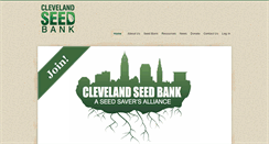 Desktop Screenshot of clevelandseedbank.org